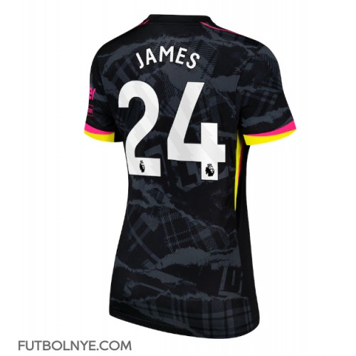 Camiseta Chelsea Reece James #24 Tercera Equipación para mujer 2024-25 manga corta